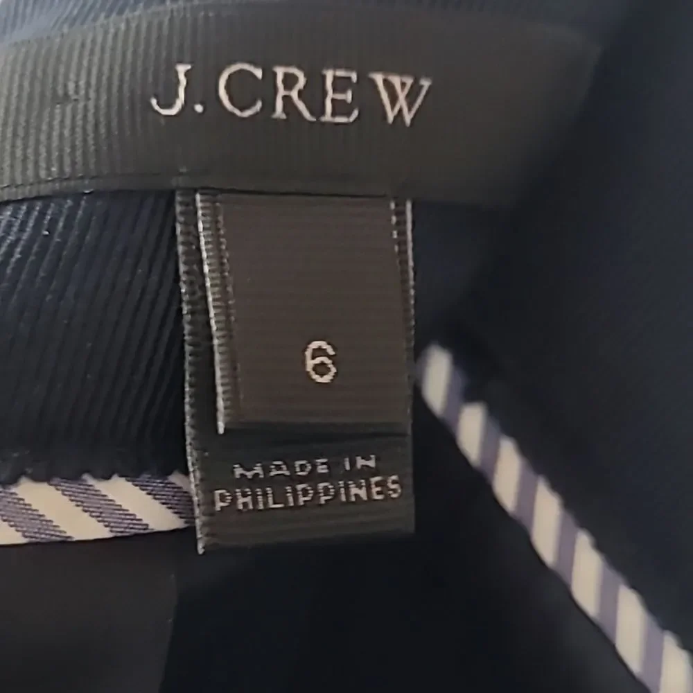 J.Crew Blue White and Black Tweed Skirt. Size 6